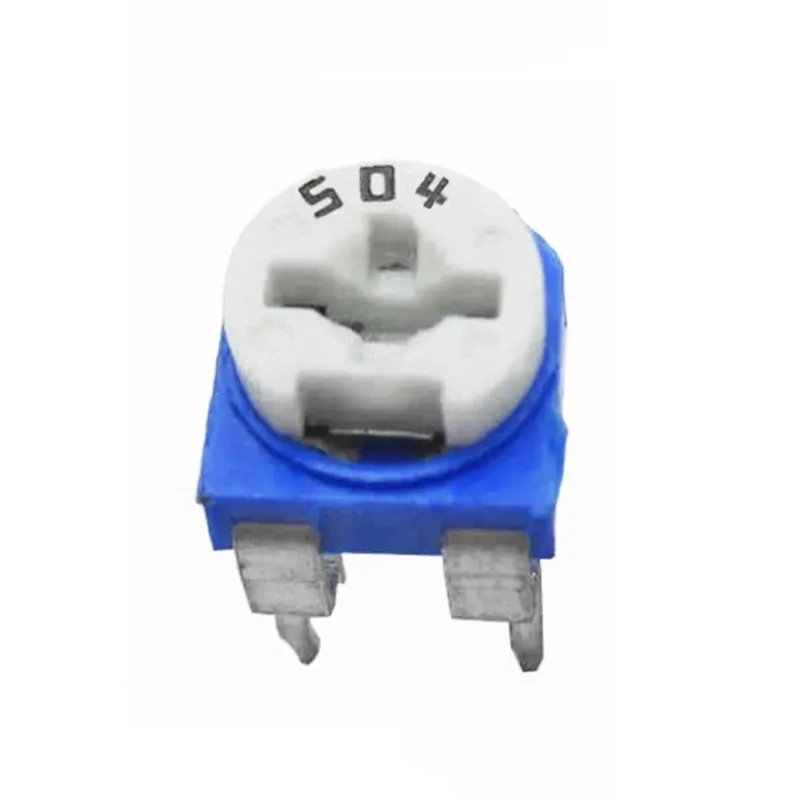 RM065 Blue White Potentiometer 103 Horizontal 1K / 2K / 5K / 10K / 50K / 100k / 1m Adjustable Resistor WH06-2