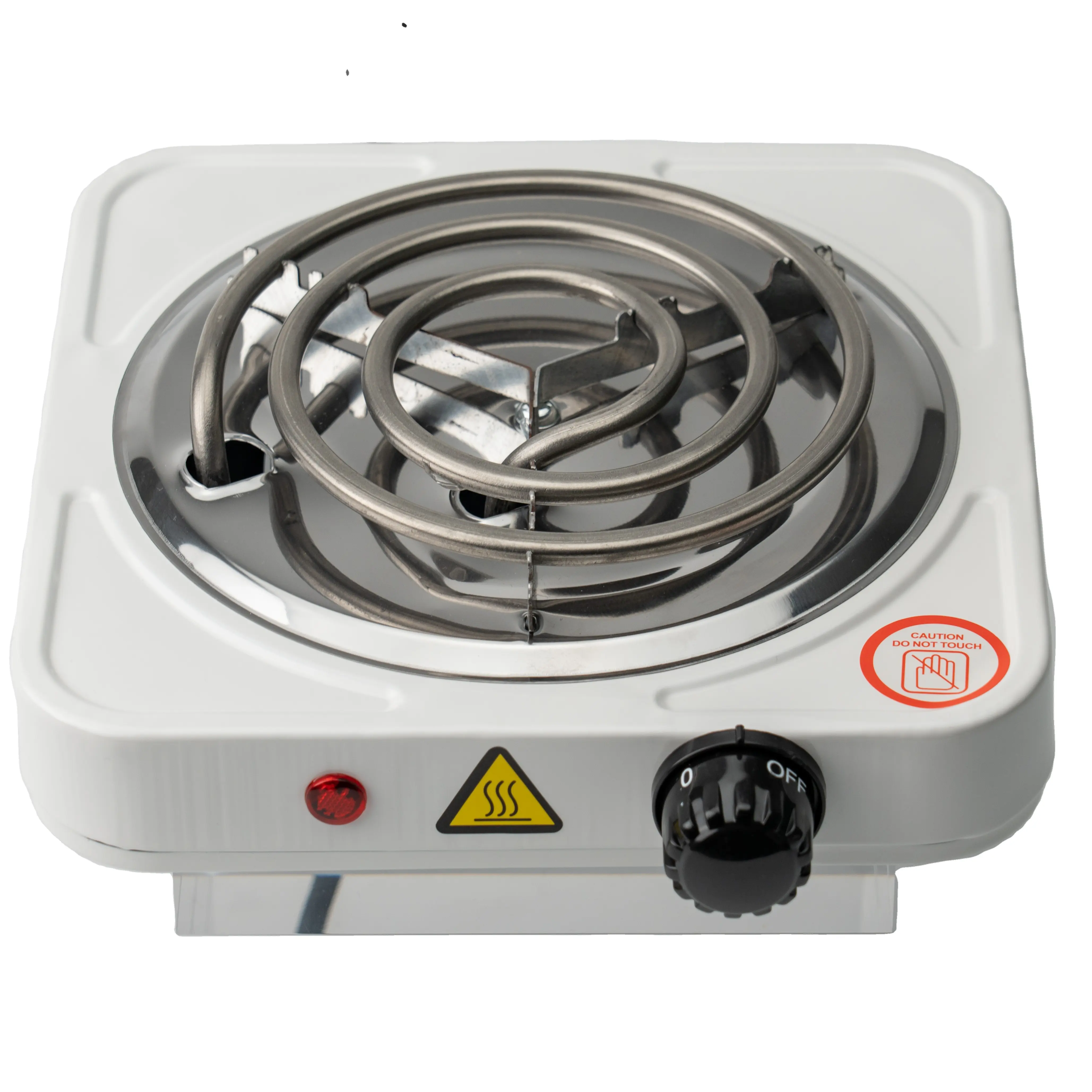 Single Burner Electric Cooking Stove Electric Cooker Heater Spiral Coil Hot Plate Multipurpose Portable Home Fast Cooking 1000W