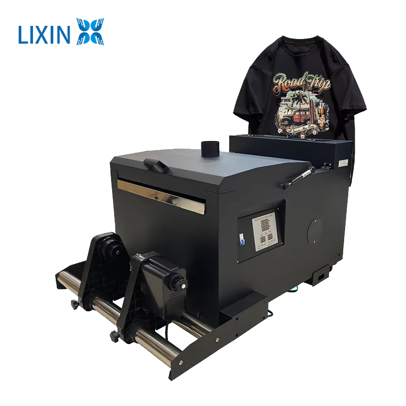 LIXIN dtf inkjet dtf printer printing roll to roll XP600 transfer t-shirt printing five head high speed dtf film for custom