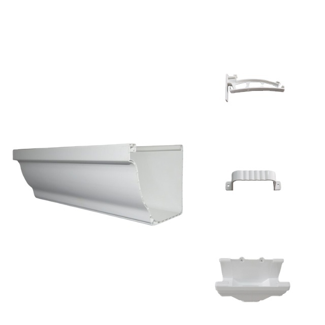 Building Material Pipe Fitting New Style of Plastic Pipe PVC Rainwater Gutter from China Supplier
