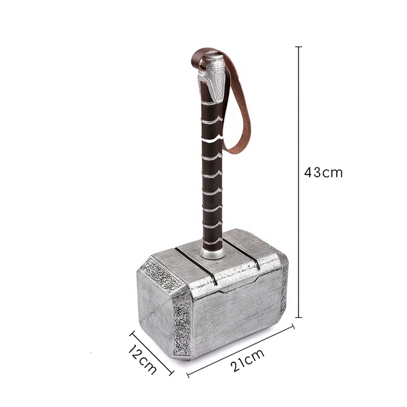 Marvel Cosplay Prop Mjolnir PU Foam Thor Hammer Toy