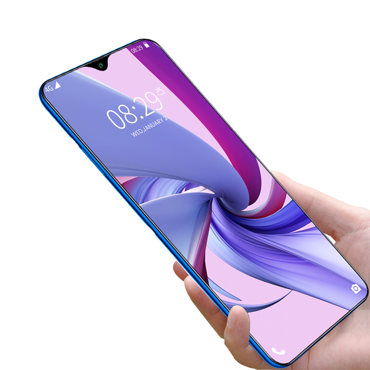 A90 разблокированный 16 + 32 Мп 8 ядер две SIM-карты 8G + 128G дешевый смартфон 6,8 дюймов Android 8,0 мобильные смартфоны в розничной коробке