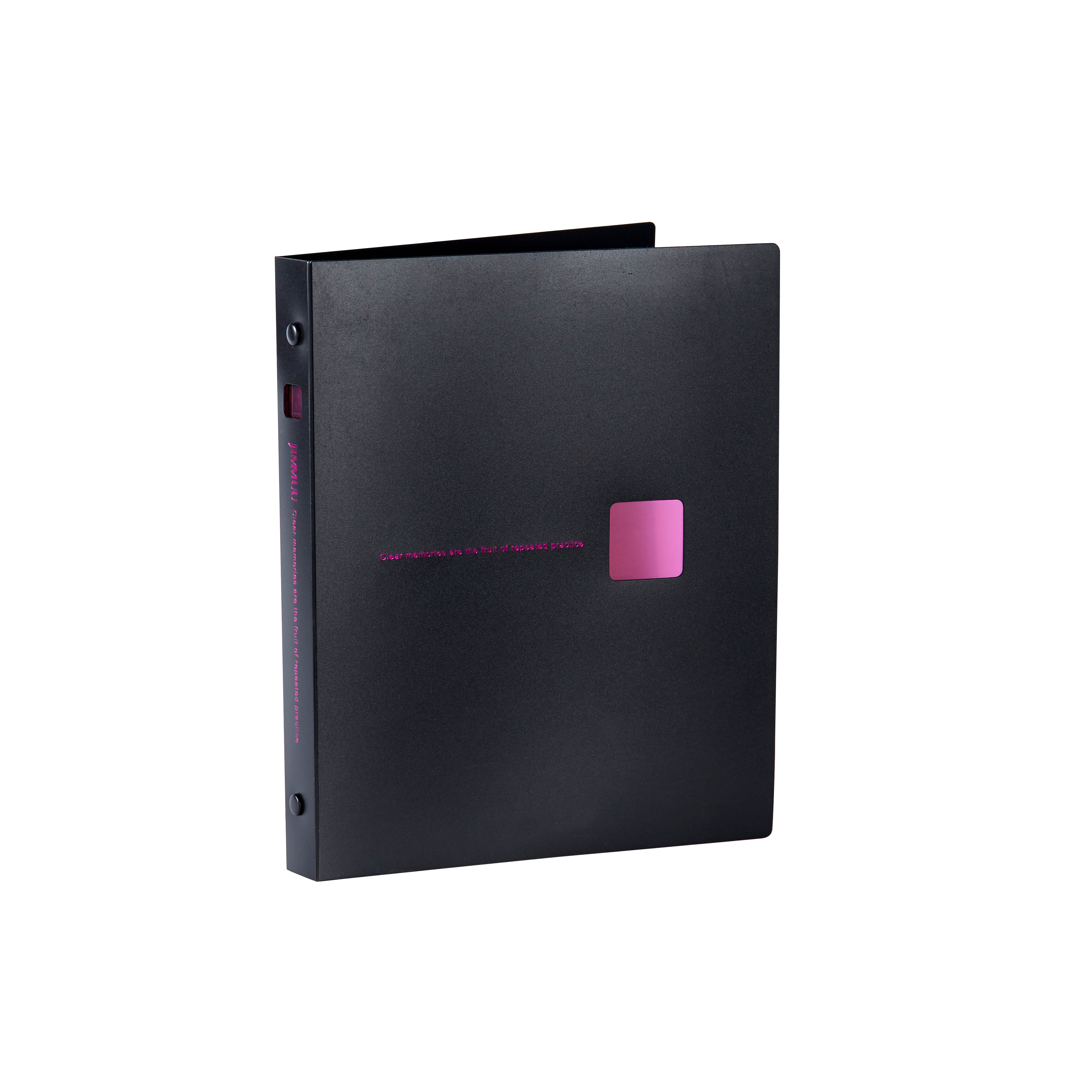 Wholesale A4 Business Office Ring Binder Folder Spiral PP Transparent Ring Binder File Folder