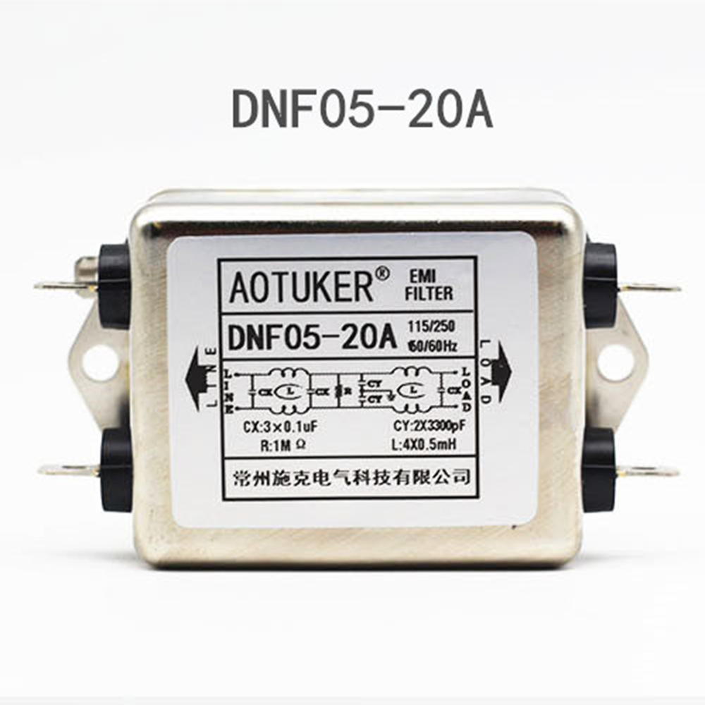 Однофазный EMI фильтр питания DNF05-H-20A
