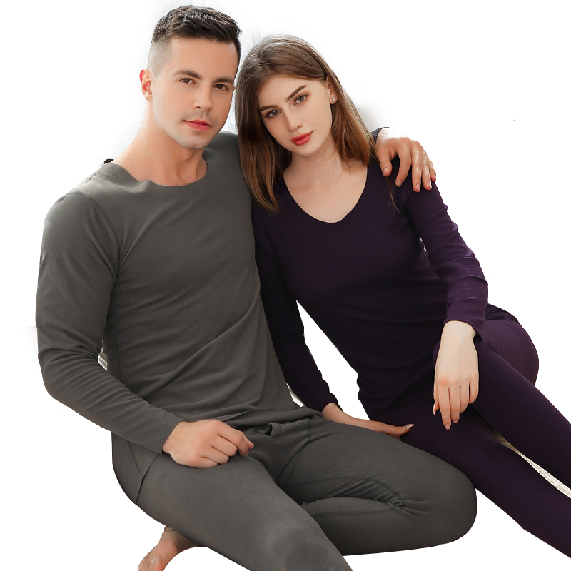 2021 Winter New Velvet Breathable High Stretch Warm Non-trace Thermal Underwear Set for Women