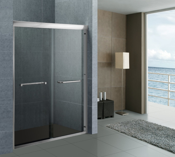 High quality bypass bathroom enclosures door glass sliding shower door