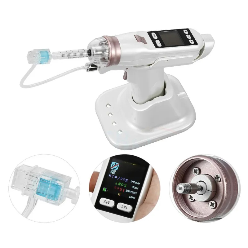 2023 new beauty equipment 9 needle injector face lifting hyaluronic model meso gun