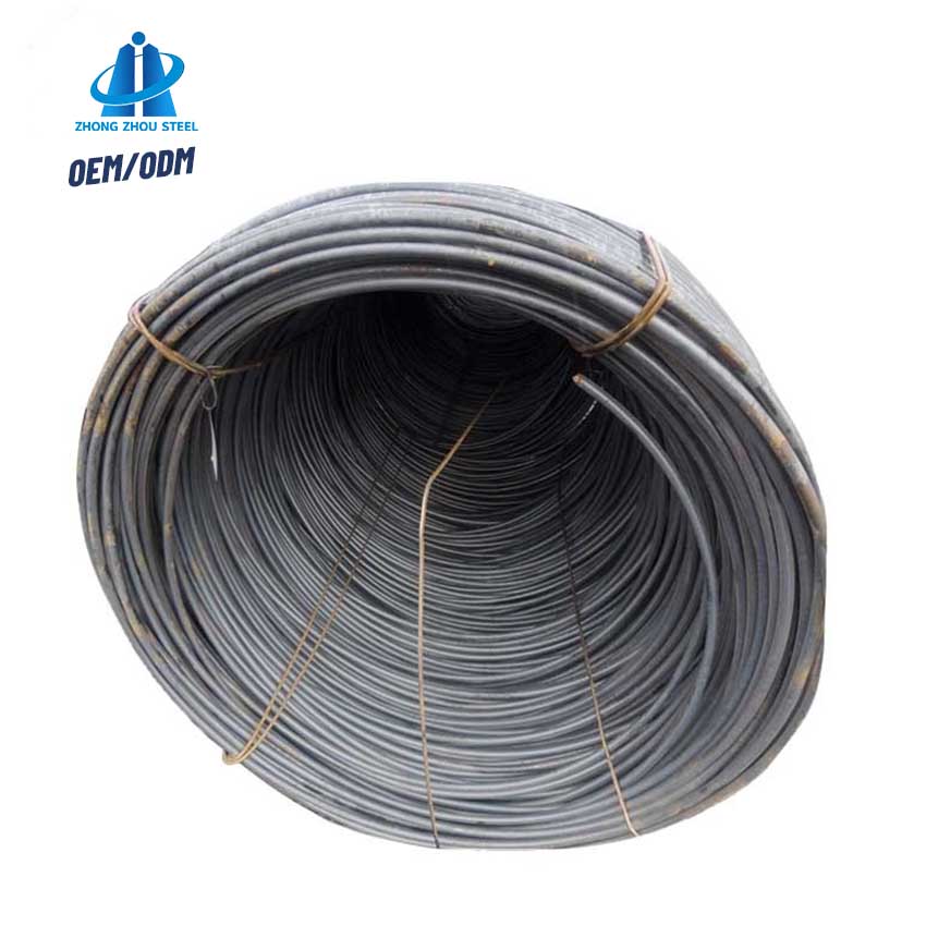 Hot Rolled Low Carbon Steel 5.5mm 6.5mm 8mm Wire Rod SAE1008 Q195 With Stock