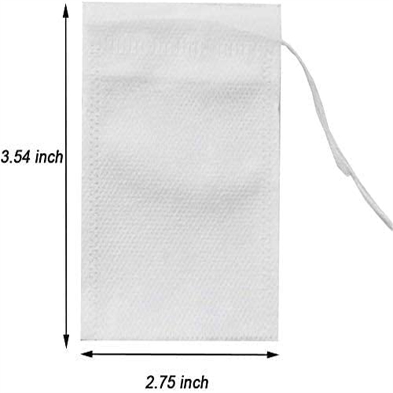 green tea/ red tea/flower tea Plain reusable drawstring Non woven tea bag