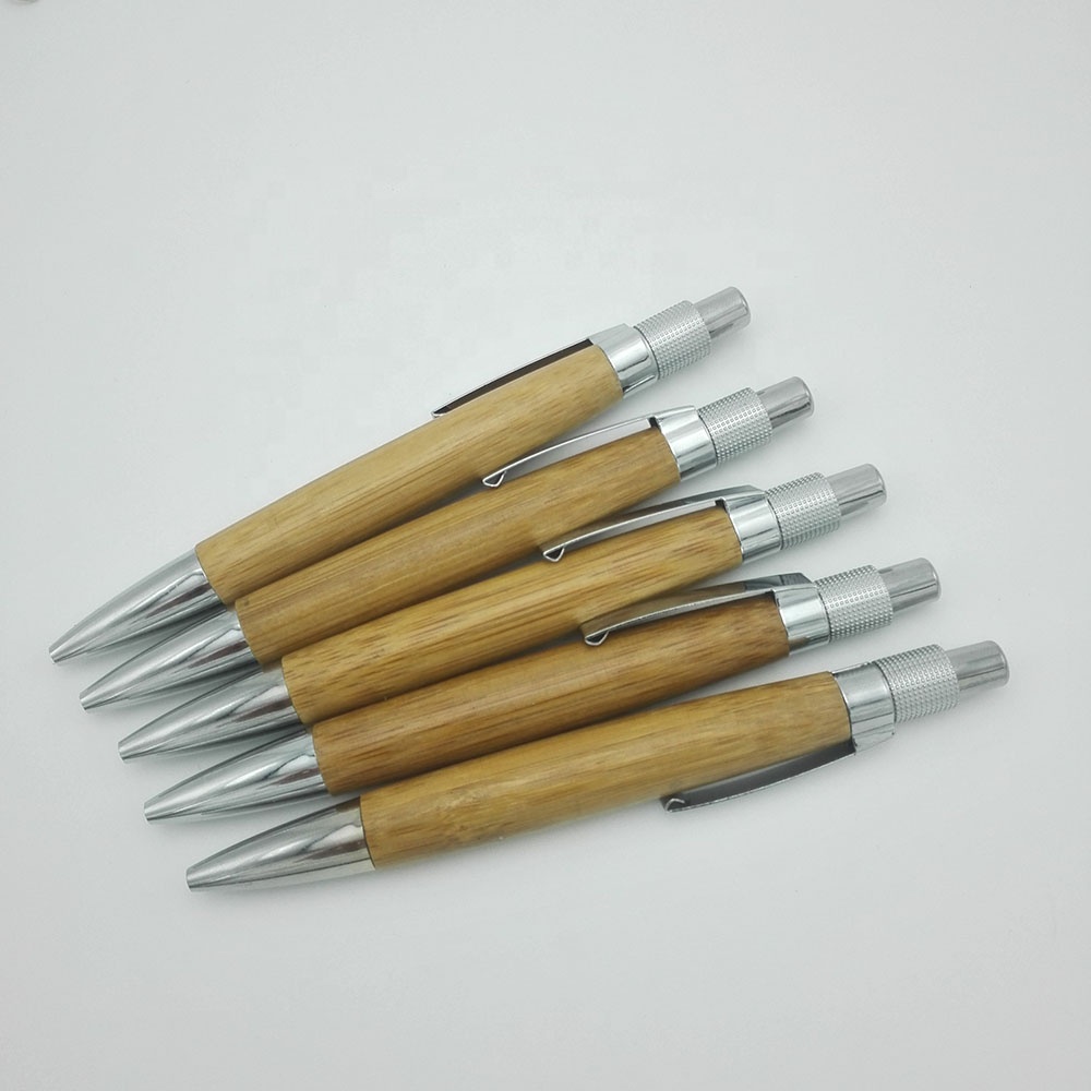 Eco Stylos billes бамбуковая шариковая ручка рекламный Пользовательский логотип