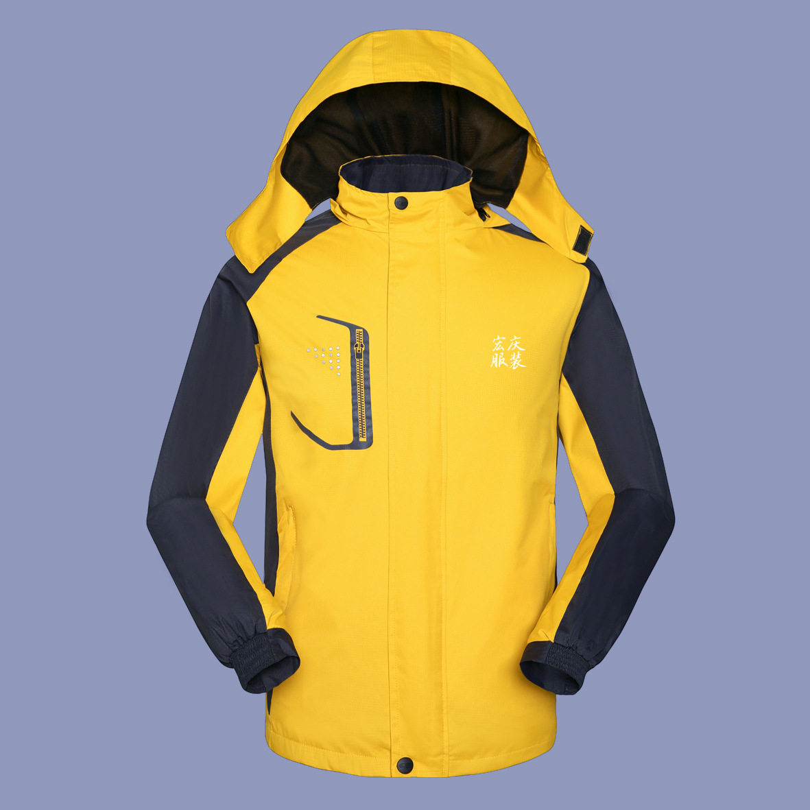 wholesale waterproof ski jacket classic detachable hat winter mens outdoor jacket