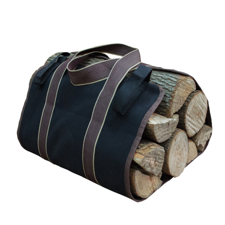 2021 Amazon Hot Sale Firewood Storage Bag Canvas Small Logging Timber Garden Bags for Firewood