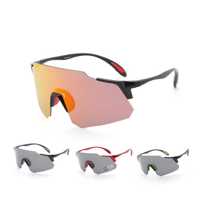 Custom Anti-Glare oversized sport sunglasses Polarized sunglasses for men women