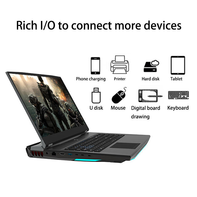 Прямая поставка с фабрики, 17,3 дюймов Intel 10th Core игровой ноутбук компьютер OEM ноутбуки