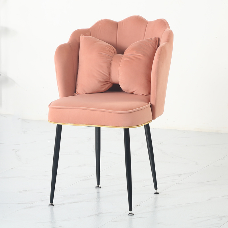 AliGan light luxury dressing chair Nordic ins style princess backrest combination dressing room nail chair dining chair