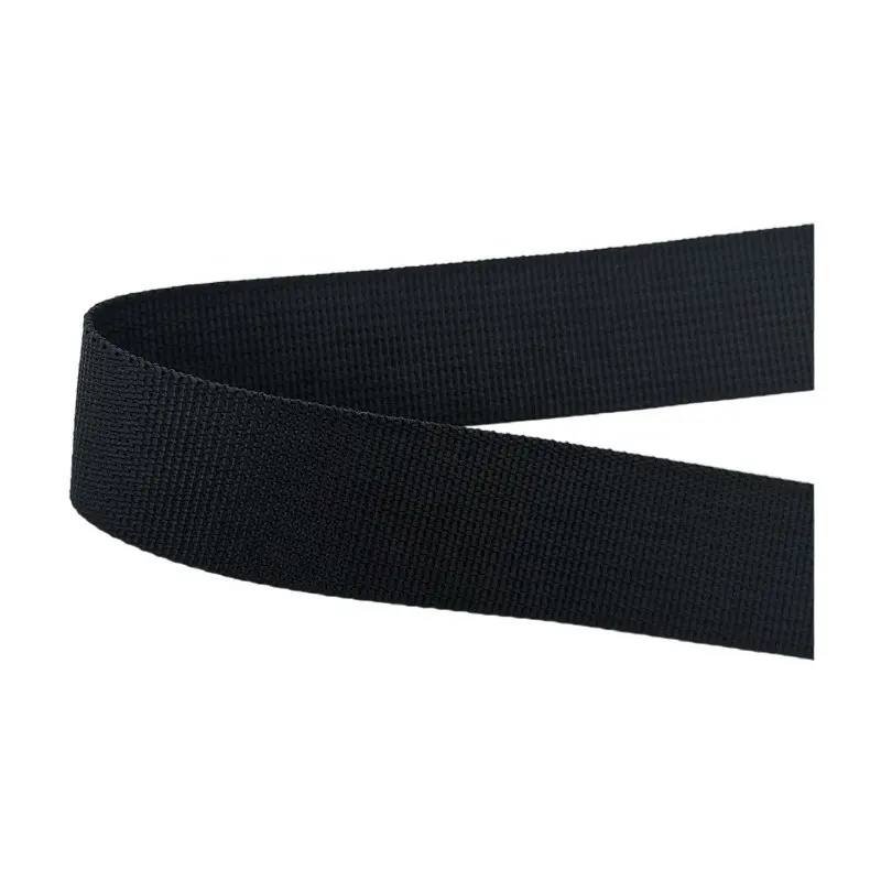 25mm black polyester elastic bands for exercise