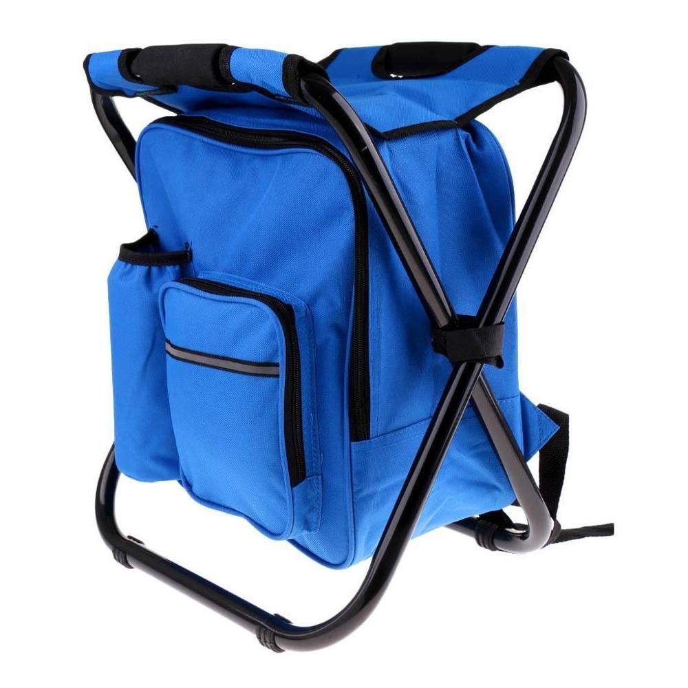 YILU Ultralight Backpack Cooler Chair Compact Lightweight Portable Folding Stool for Travel Hiking Camping Beach Fishing