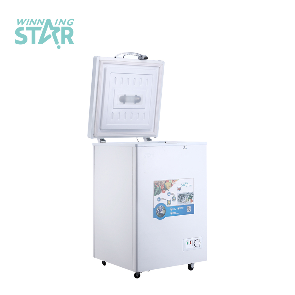WST-BD-158L AC240V 78L Full-замораживание горизонтальный сверху открываются с одной дверью морозильная камера