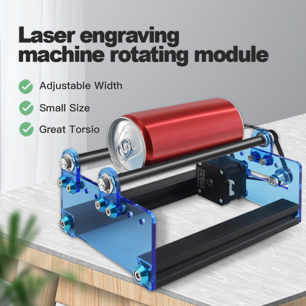Laser Engraving machine Y-axis Rotary Roller Engraving Module for Engraving Cylindrical Objects