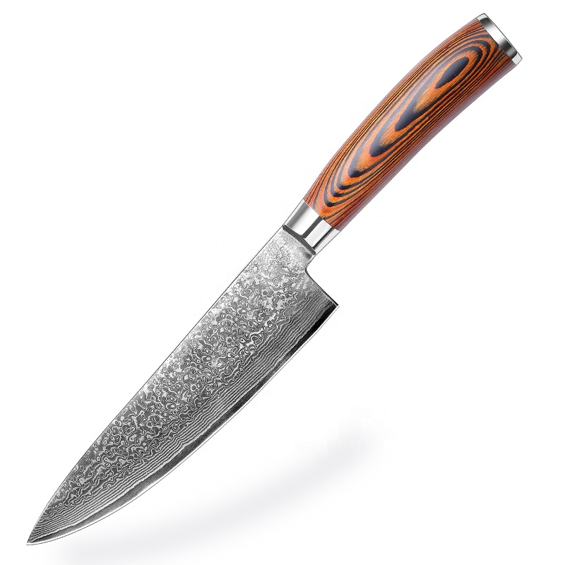 Немецкий нож шеф-повара ручной работы 8 дюймов gyuto кухонный