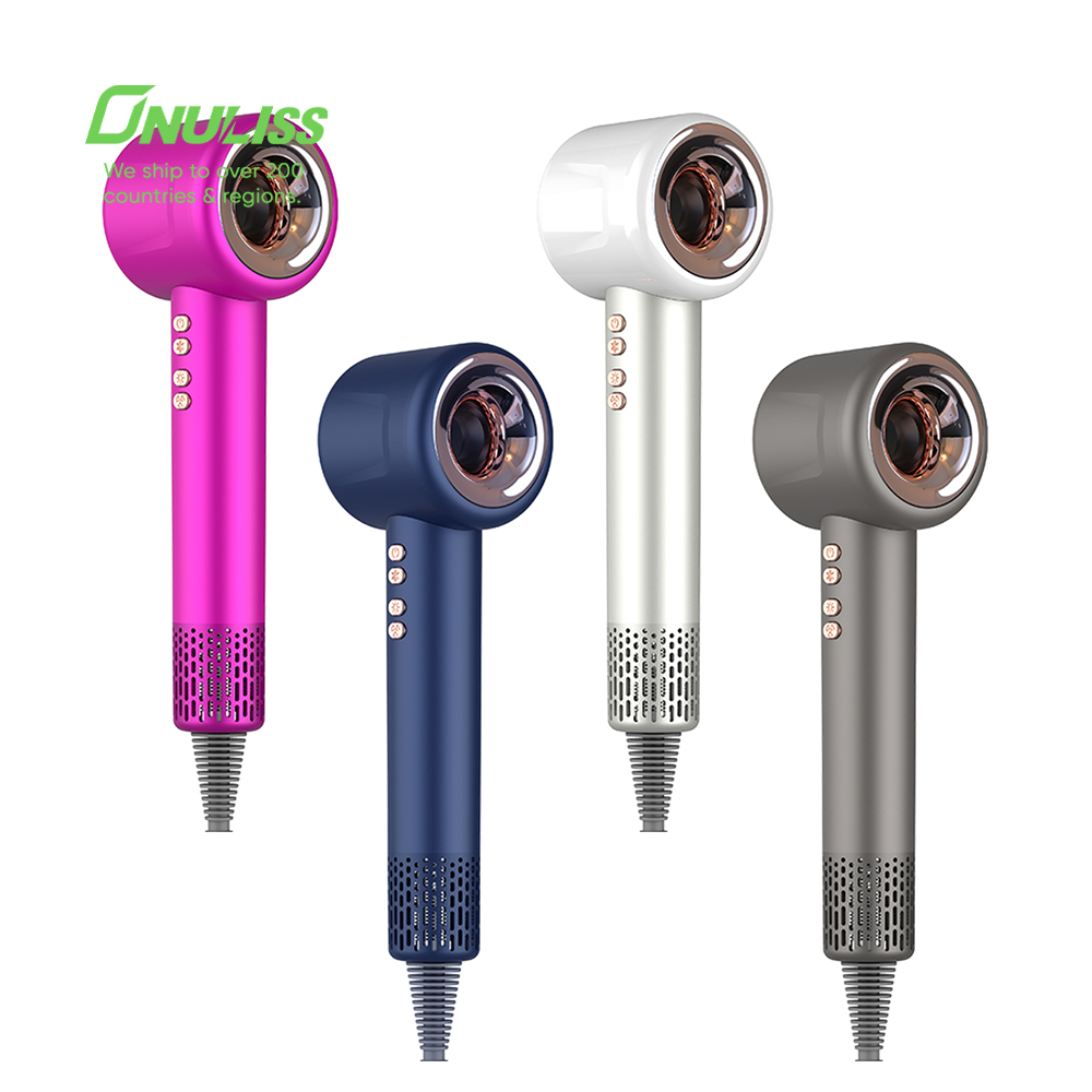 110000 rpm High Speed bldc Brushless Hair Tools Blow Dryer Brush Set Warp Styler Cepillo Salon Hot Air Brush Hair Dryer