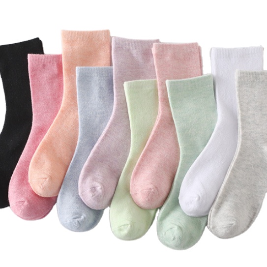 Hot Produce Rainbow Colored Socks Highquality Candy Tube Socks Breathable Casual Sports Crew Socks