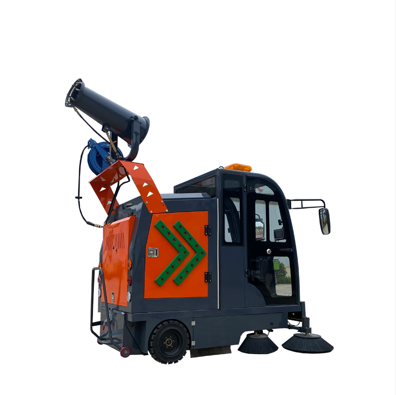 Low Noise Large Electric Road Sweeper No Residue Mechanical Road Sweeper Car