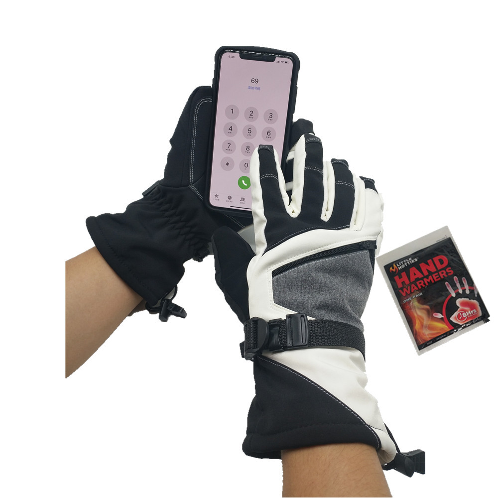 Теплые зимние лыжные перчатки Deliwear для сноуборда с теплой подкладкой, 3 м, водонепроницаемые сенсорные перчатки для катания на лыжах