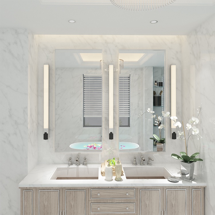 High Quality Aluminium and PC Material Bathroom Wall Sconces LED Light for Mirror