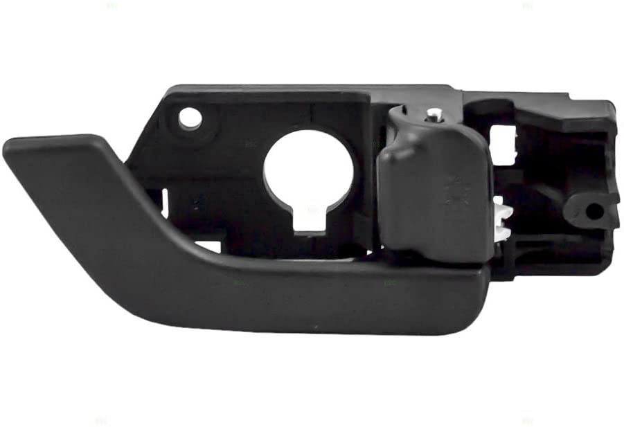Inside Interior Front Door Handle with Black Lever Replacement for Hyundai 82620-2C000-LK 82610-2C000