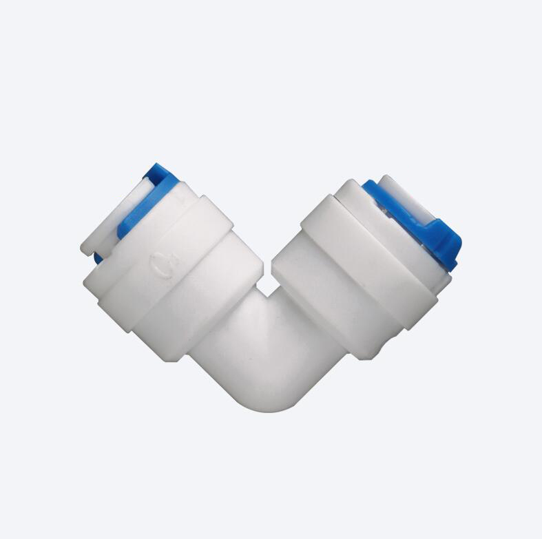 Фильтр для воды фитинги 1/4 "до 1/4'' дюймов O.D шланг коленчатая труба для воды с быстрым разъемом для воды при помощи обратного осмоса фильтр для воды системы