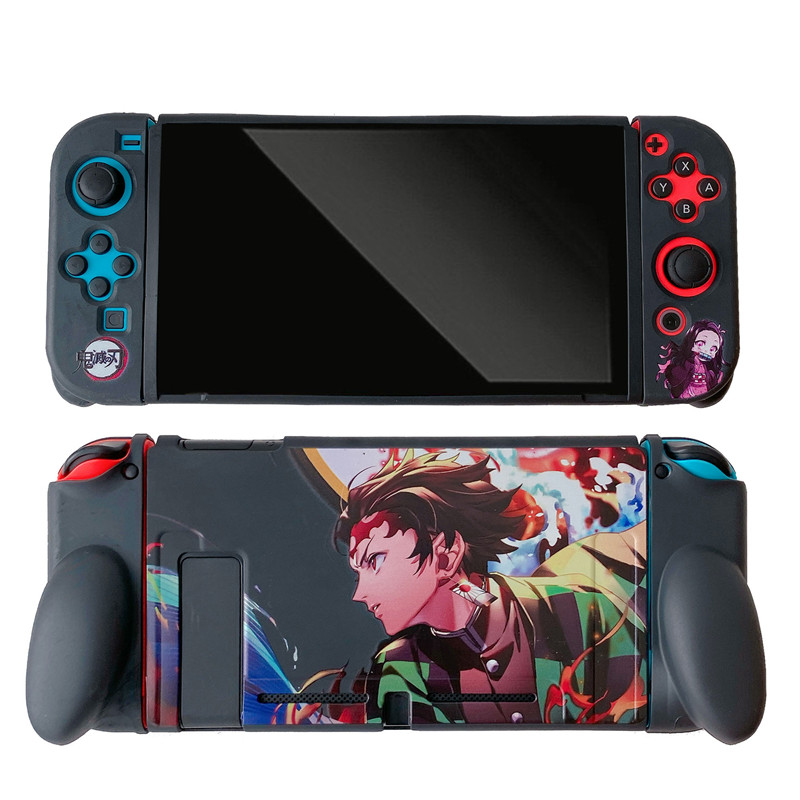 Жесткий чехол Nintendo Switch Eva, красно-синий чехол с рисунком Марио