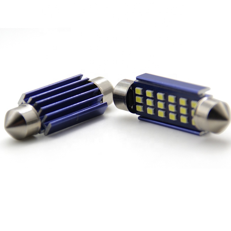 Nicebonjour 41 мм Festoon 12V светодиодные лампы 2016 c5w Canbus 18 smd Купол лампы для чтения