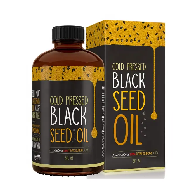 Private label Cold Pressed Organic Cumin Black Seed Oil Nigella Sativa No Pesticides Natural Essential Oils