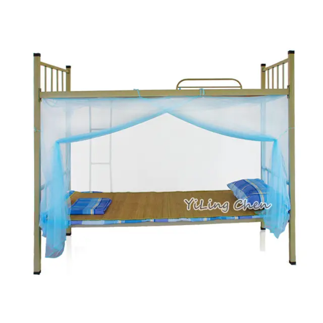 School portable folded Students Mosquito Nets for bunk bed with One opening door