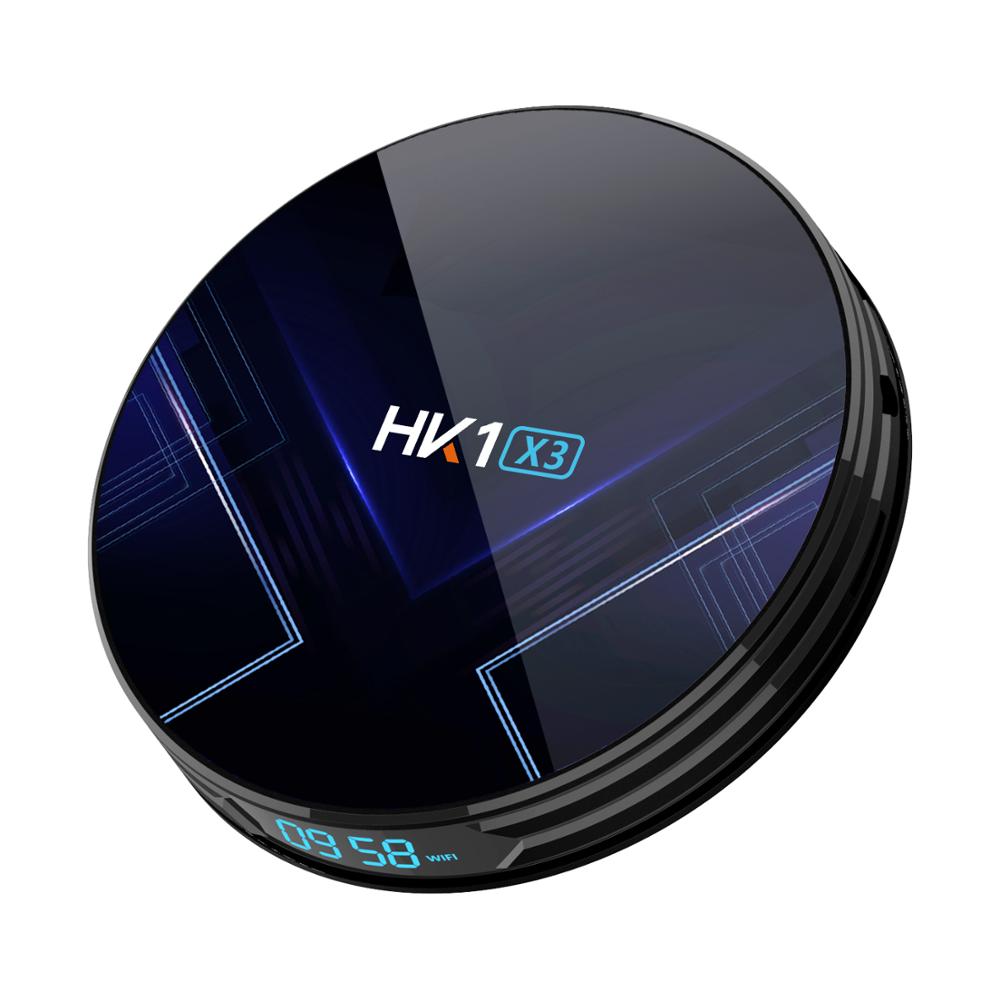 ТВ-приставка HK1 X3 с разрешением 8K, медиаплеер 4 гб32гб, 1000 Мбит/с, Игровая приставка с мощным чипом Amlogic S905X3