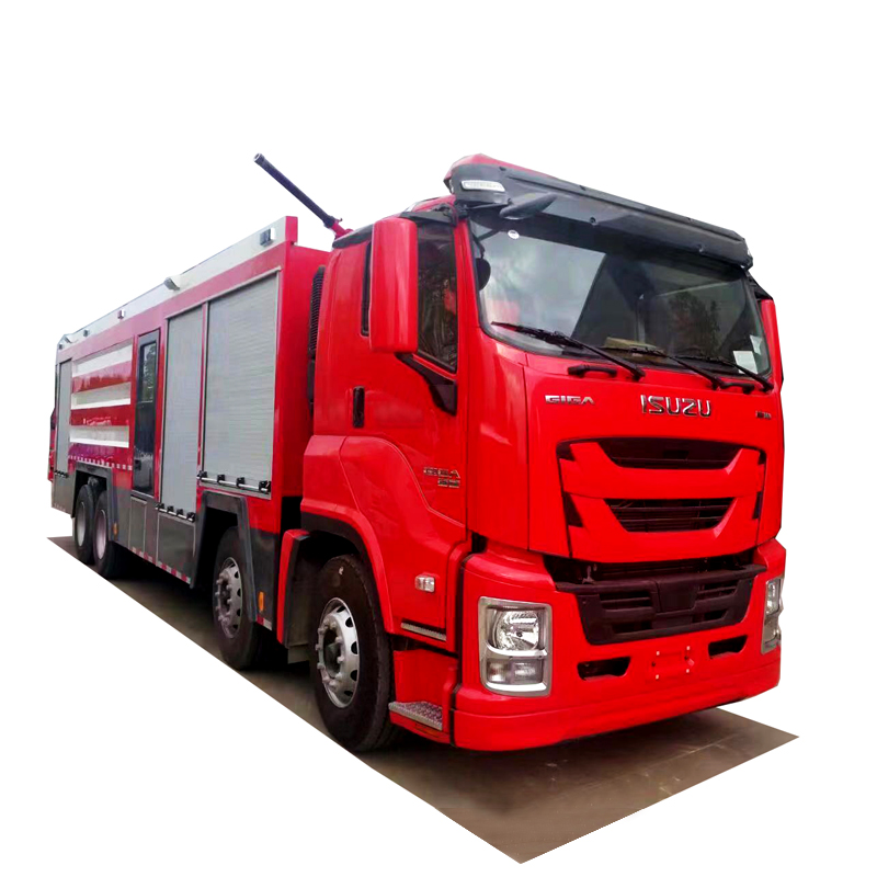 Пожарная машина ISUZU 6x4, 10 000 л, вода и 2000 л пенопласт, Новый пожарный автомобиль