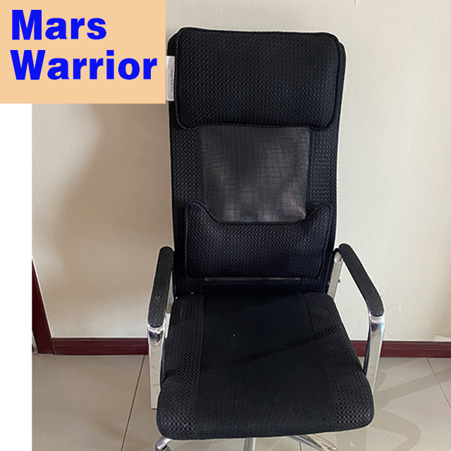 Компьютерное кресло Mars Warrior, кресло для дома и офиса с подголовником (черное)