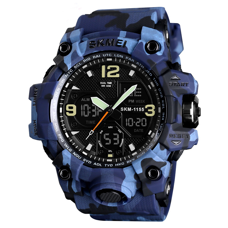 2019 Skmei 1155B Гуанчжоу часы мужские часы хронограф relojes digitales Логотип Спорт наручные часы