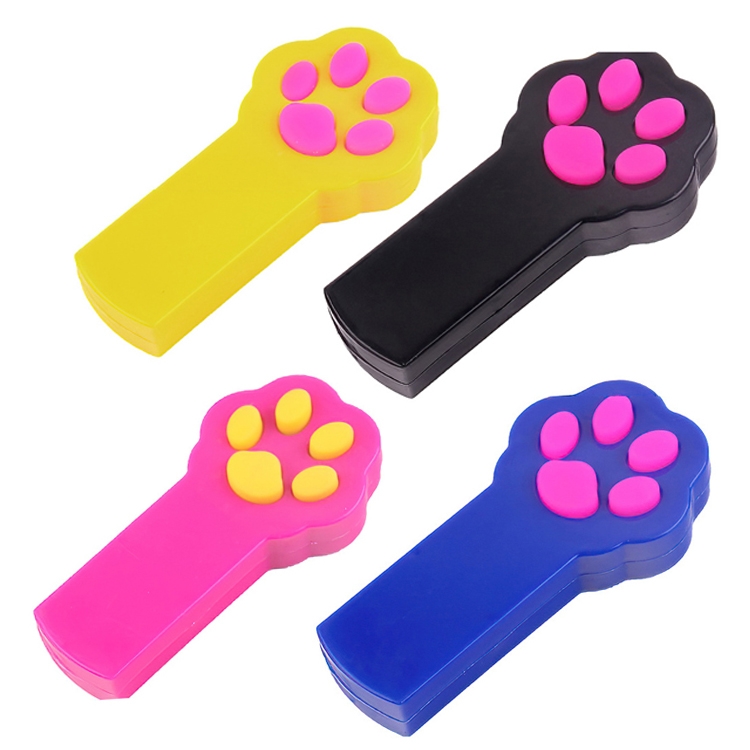 Wholesale Price 2 PCS BG-W159H Cat Footprint Infrared LED Laser Pointer Pet Funny Cat Laser Pointer Toy cat laser toy