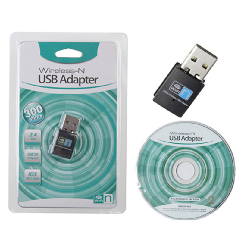 300 Мбит/с мини usb-адаптер Wi-Fi Беспроводной 802.11n usb-адаптер Wi-Fi адаптер для ПК, ноутбука, настольного компьютера