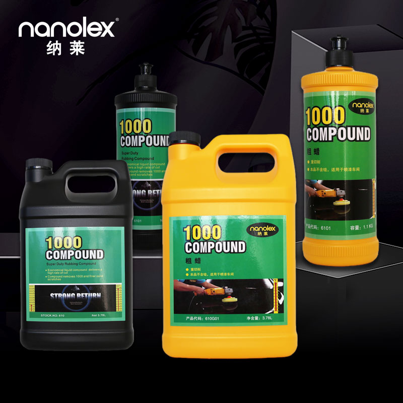 Nanolex 1000 дешевый тяжелый шлифовальный состав для автомобиля
