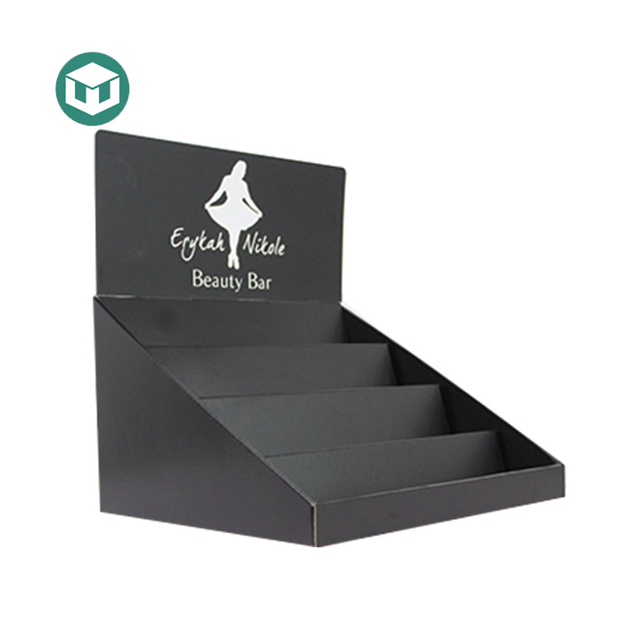 Hot Sale Promotion Cardboard Display Stand Eyelashes Counter Display For Retail