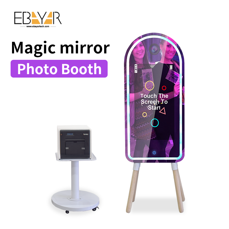 Свадебные photo booth селфи волшебное зеркало photo booth LED свет фото стенд