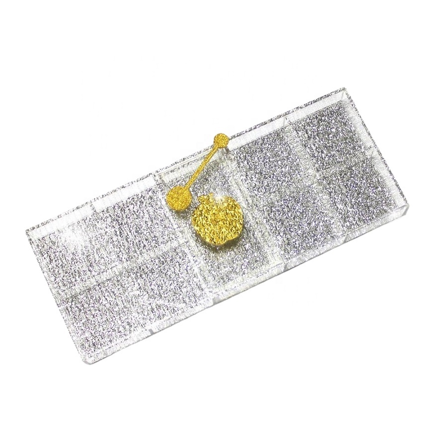 Блестящий акриловый поднос Lucite Rosh Hashana Simanim