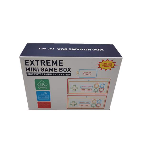 2021 обновленная Беспроводная игровая консоль U-Box с USB-разъемом, HD ТВ-выход с двумя геймпадами для экономии игрового процесса и может добавлять больше игр