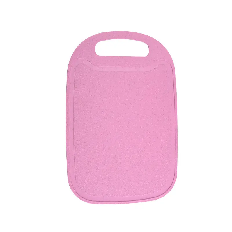 Wholesale Non-slip Plastic Doubled-Sides Wheat Straw Vegetables Fruit Chopping Cutting Board