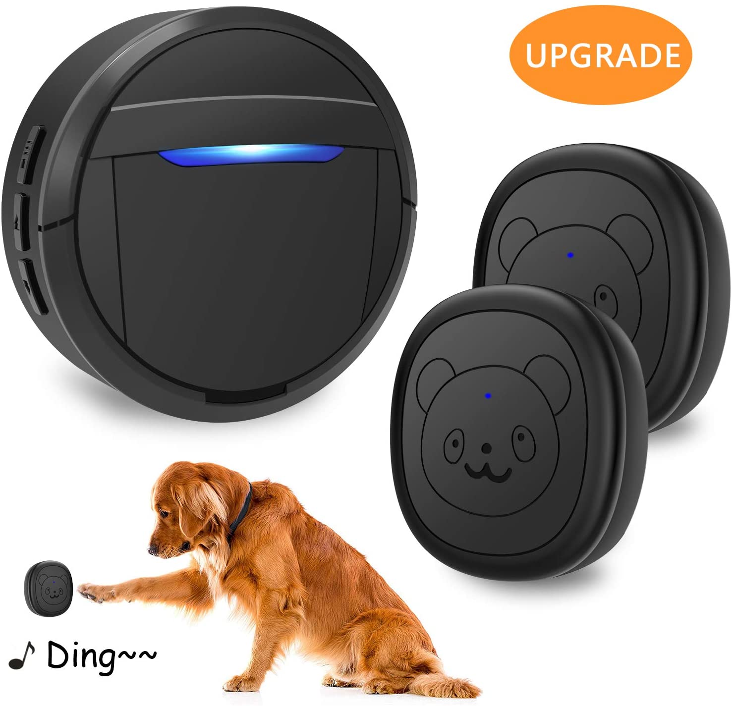 RINGBELL DB-02 странные хвосты беспроводной PET дверной звонок _ Кинологический звонки _ IP55 Водонепроницаемый дверной звонок колокольчика, работающий на 950 средства ухода за кожей стоп