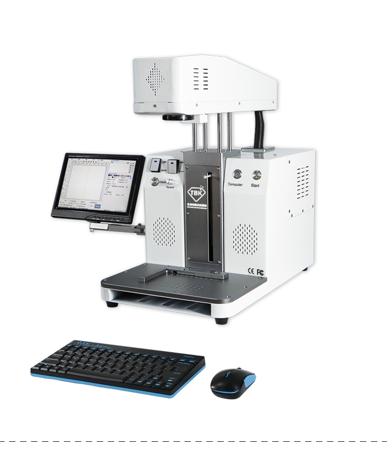 TBK958C 6W Automatic LCD back glass fiber Laser marking separating Machine for DIY iphone 11 11pro max Back Cover Glass Repair