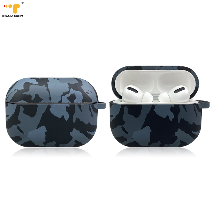 Earpod Case Cover Soft Silicone Cover Designer Water Transfer Print Custom For Earpods Pro Case